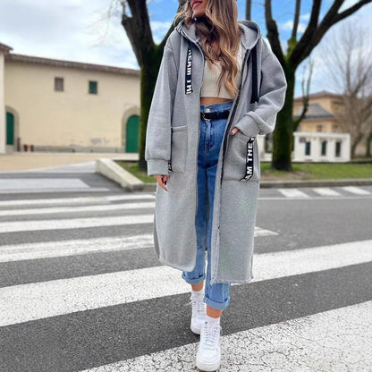 💃Oversize-Kapuzen-Sweatshirt-Mantel für Damen