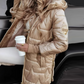 Damen Winter Warm Kapuzen-Mantel in Mittelgröße