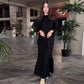 💖Elegantes knöchellanges Paillettenkleid mit Rundhalsausschnitt