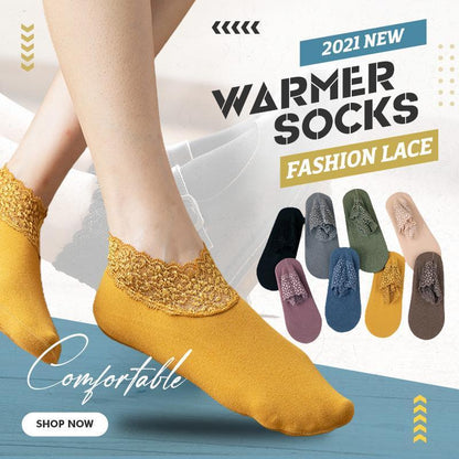 Neue Mode Spitze Warmer Socken (Eine Größe passt alle)