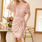 💖Party- und Clubkleid mit One-Shoulder-Träger und funkelnden Pailletten für Damen✨