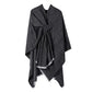 Poncho mit Front-Schlaufe-Design