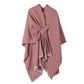 Poncho mit Front-Schlaufe-Design