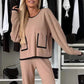 🎁50 % Rabatt: Damen Top und weite Hose 2-teiliges Set