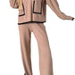 🎁50 % Rabatt: Damen Top und weite Hose 2-teiliges Set