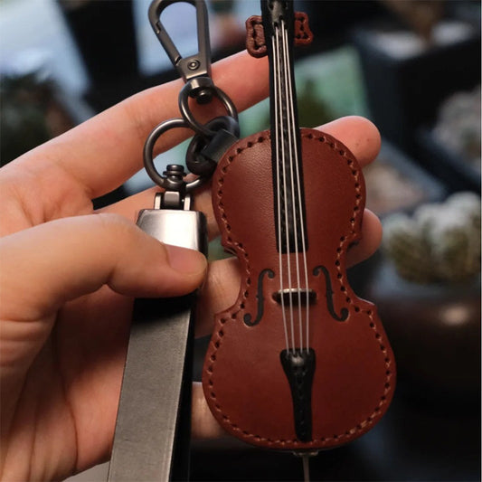 🎻Bis zu 50 % Rabatt!!🎼Schlüsselanhänger mit Violine im Modedesign