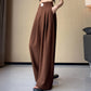 Anzughose mit hoher Taille und weitem Bein für Damen