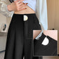 Anzughose mit hoher Taille und weitem Bein für Damen