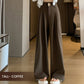 Anzughose mit hoher Taille und weitem Bein für Damen