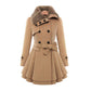 🎅Maximal 50 % Rabatt🎄Zweireihige Damen-Winterjacken mit Gürtel