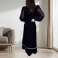 🌹Damen Maxikleid mit halbem Rollkragen und Taschen