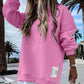 🔥Was soll ich morgen anziehen?🔥Langärmeliger Pullover mit Reißverschluss Schlitz Lässiges Sweatshirt Kleid