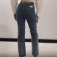 👖Bis zu 49 % Rabatt!✨Damen Jeans mit glänzenden Strasssteinen und schickem Schlitz✨
