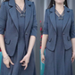 2025 Neues Design✨👗Modisches 2-teiliges Set aus Blazer und ärmellosem Kleid für Damen