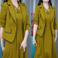 2025 Neues Design✨👗Modisches 2-teiliges Set aus Blazer und ärmellosem Kleid für Damen