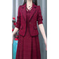 2025 Neues Design✨👗Modisches 2-teiliges Set aus Blazer und ärmellosem Kleid für Damen