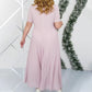 Maximal 50 % Rabatt!🏆Kleid Set in großen Größen mit besticktem Überwurf