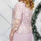 Maximal 50 % Rabatt!🏆Kleid Set in großen Größen mit besticktem Überwurf