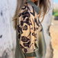🍁Button-Down-Hemd mit Leopardenmuster für Damen