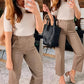⏳2025 HEISSER VERKAUF 49% RABATT⏳Stretch Twill Hose mit weitem Bein👖