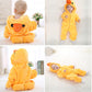 Niedliche Flanell-Babystrampler im Tierdesign