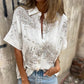 🌸NEUER SCHNÄPPCHEN🔥 Lässiges Button-Down-Shirt mit Print für Damen