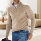 Herren Basic-Pullover mit Reißverschluss