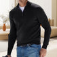Herren Basic-Pullover mit Reißverschluss