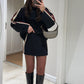 Trendy 2-teiliges Set aus Langarmtop und Minirock