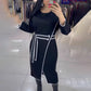 🎀Modisches, langärmliges Kleid mit Taillenlinie für Damen