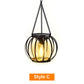 🌞💎 -50% Retro Solar-Hängelampe 💡✨ IP65 wasserdicht, 12h Leuchtdauer, umweltfreundlich für Garten & Terrasse