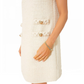 Damen Elegantes Tweed-Kleid mit Kurzen Ärmeln