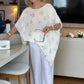 Damen Elegante Bestickte Bluse