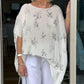Damen Elegante Bestickte Bluse