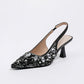 🖤 NEU 2025 | Minimalistische Slingback-Pumps – Zeitlose Eleganz in Reinform 👡