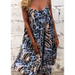 50 % Rabatt!🌟Leopardenmuster Spaghetti-Maxikleid