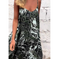 50 % Rabatt!🌟Leopardenmuster Spaghetti-Maxikleid