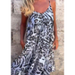 50 % Rabatt!🌟Leopardenmuster Spaghetti-Maxikleid