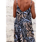 50 % Rabatt!🌟Leopardenmuster Spaghetti-Maxikleid