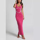💕Damen ärmelloses Bodycon Kleid mit Rückenschlitz