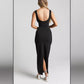 💕Damen ärmelloses Bodycon Kleid mit Rückenschlitz