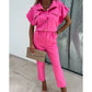 Modischer Einfarbiger Jumpsuit mit Taschen