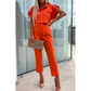 Modischer Einfarbiger Jumpsuit mit Taschen