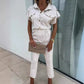 Modischer Einfarbiger Jumpsuit mit Taschen