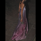Was soll ich morgen anziehen?💕Trägerloses Abendkleid mit Farbverlauf und Plisseefalten