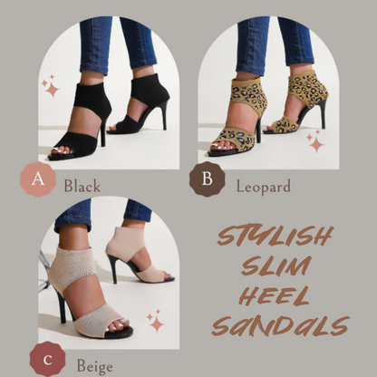 👠Maximal 50 % Rabatt!🏆Stylische Damen Sandalen mit schlankem Absatz