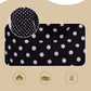 50 % Rabatt!🌟Women's Polka Dot Ausschnitt Ärmel Knielanges Kleid💞💞Trendige neue Produkte