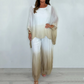 Mesh Mix Dip Dye Lose Flowy Top & Hosen -Set✨✨