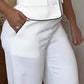 🌿🌿2025 Neues Set 💥One Shoulder Vest & Weite Hosen für Damen im Set