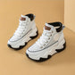 Mesh-Sneakers mit dicker Sohle für Damen